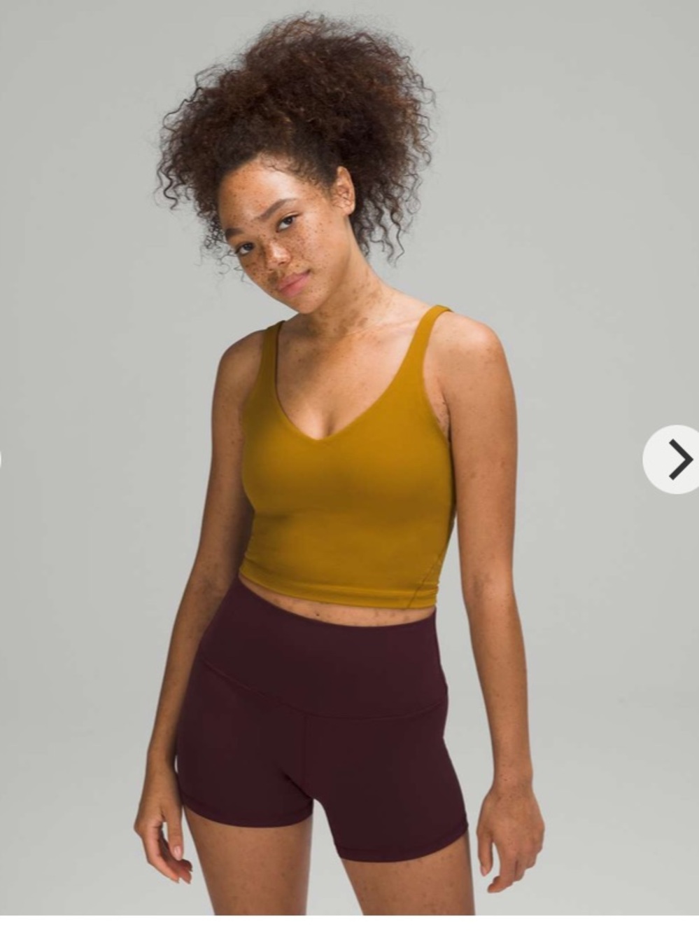 lululemon athletica Align Tank in Gold Spice